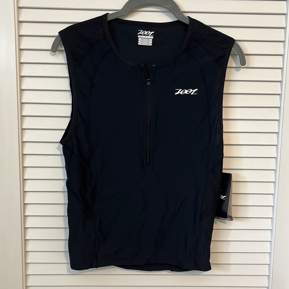 Zoot Endurance Tri Mesh Top men’s black size small